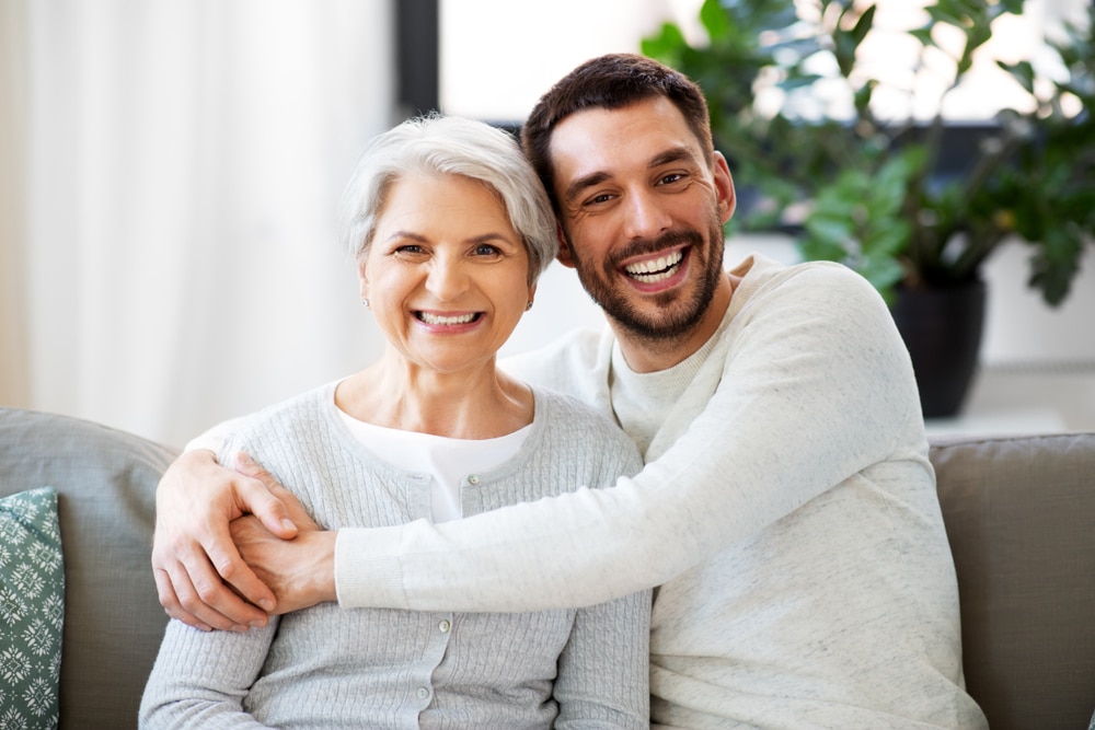 Family,,Generation,And,People,Concept,-,Happy,Smiling,Senior,Mother
